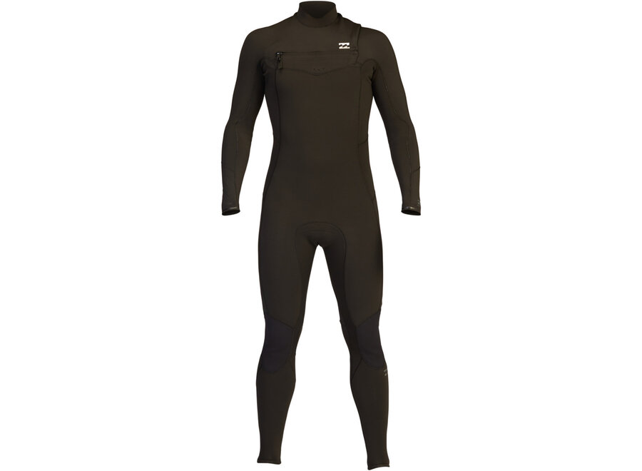 Absolute Wetsuit 3/2 Chest Zip Black Hash