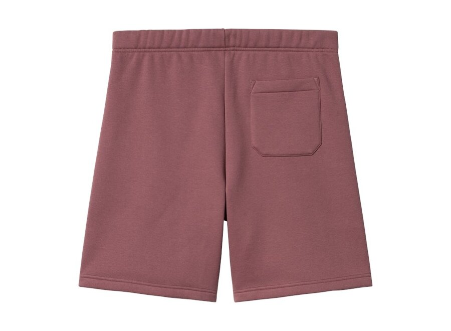 Carhartt WIP Chase Sweat Short Dusty Fuchsia / Gold