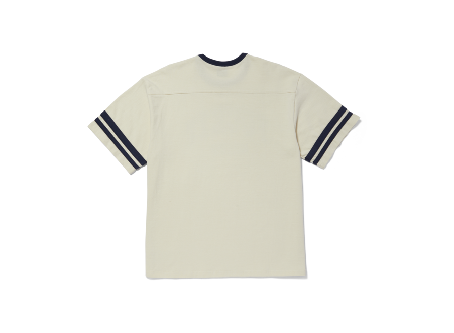 Huf Fuck It Football Shirt Ivory