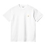 Carhartt WIP S/S Chase T-Shirt White / Gold