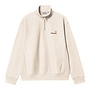Carhartt WIP Half Zip American Script Sweat Moonbeam