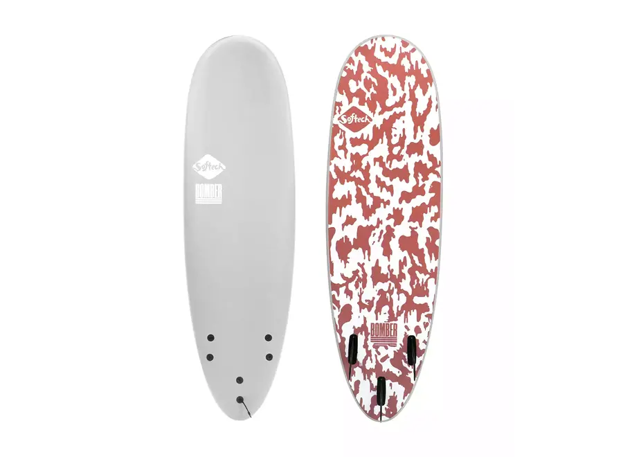 Softech Bomber Sofboard Grey/Red 6'4