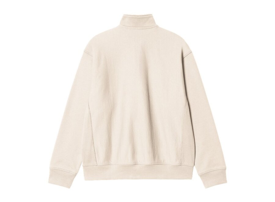 Carhartt WIP Half Zip American Script Sweat Moonbeam