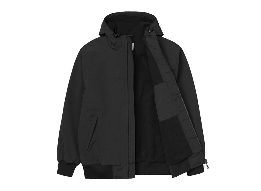 Carhartt WIP Hooded Sail Jacket Black / White