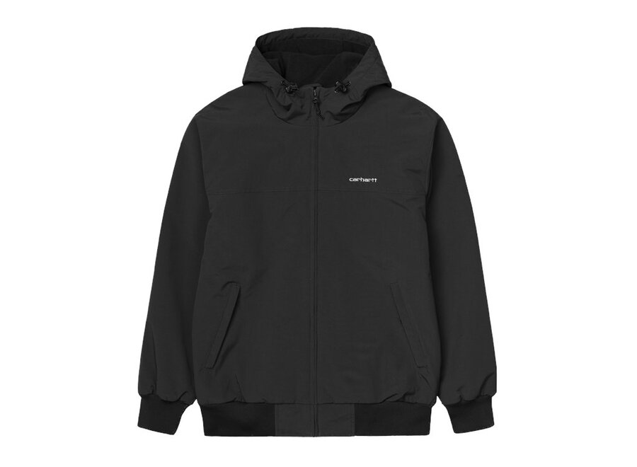 Carhartt WIP Hooded Sail Jacket Black / White