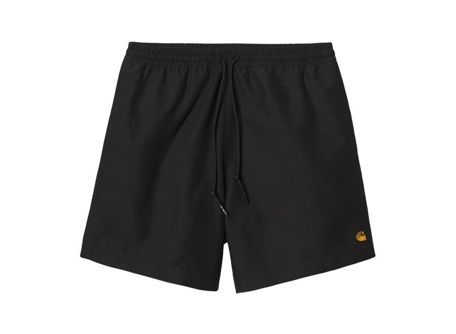 Carhartt WIP Chase Swim Trunks Black / Gold