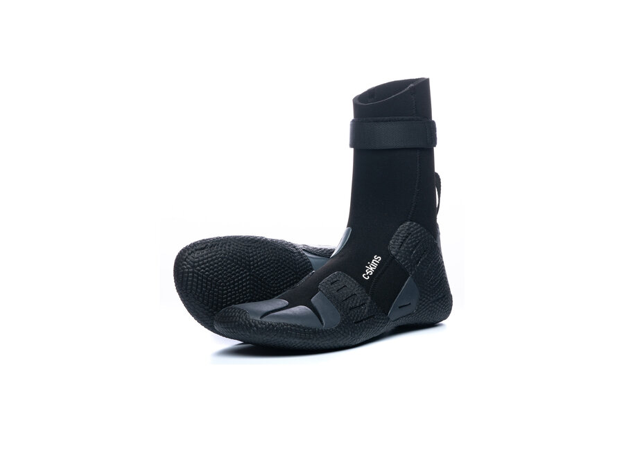 Session 5mm Round Toe Boots Black/Charcoal