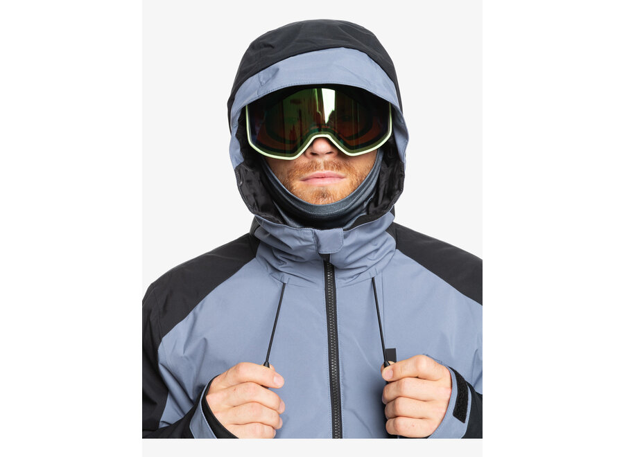 Quiksilver Mission Block Jacket Flint Stone