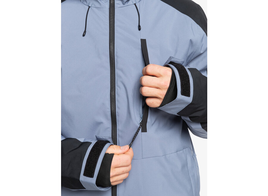 Quiksilver Mission Block Jacket Flint Stone