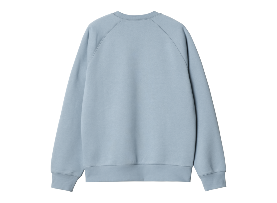 Carhartt WIP Chase Sweat Frosted Blue/Gold