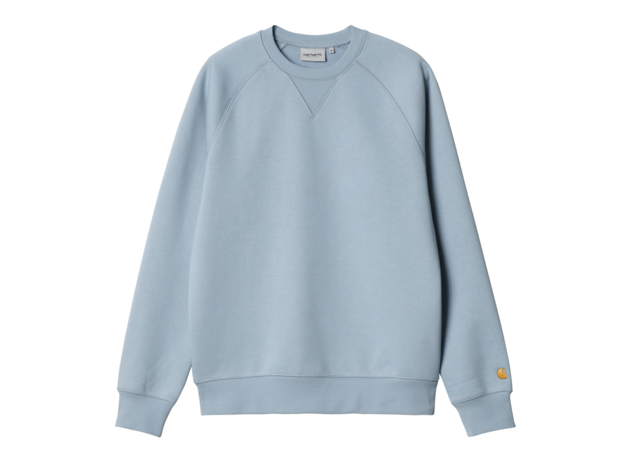 Carhartt WIP Chase Sweat Frosted Blue/Gold