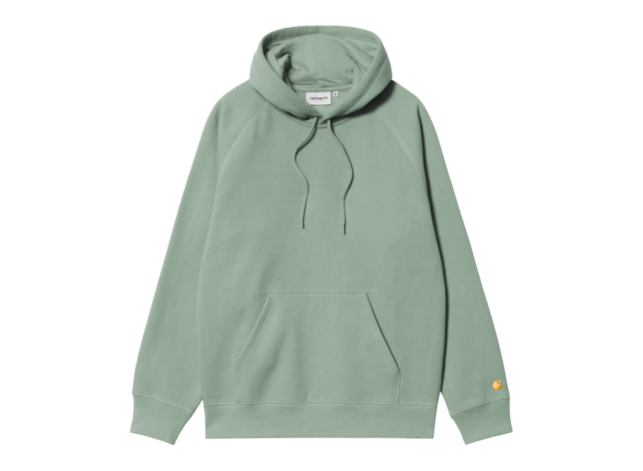 Carhartt WIP Hooded Chase Sweat Frosted Green/Gold