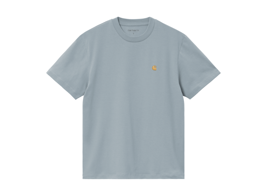 Carhartt WIP W' S/S Chase T-Shirt Frosted Blue/Gold
