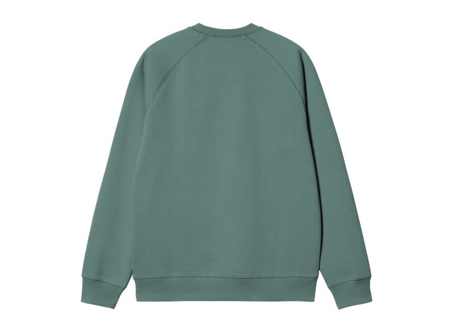 Carhartt WIP Chase Sweat Silver Pine / Gold