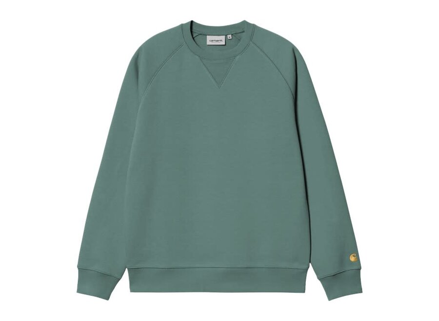 Carhartt WIP Chase Sweat Silver Pine / Gold