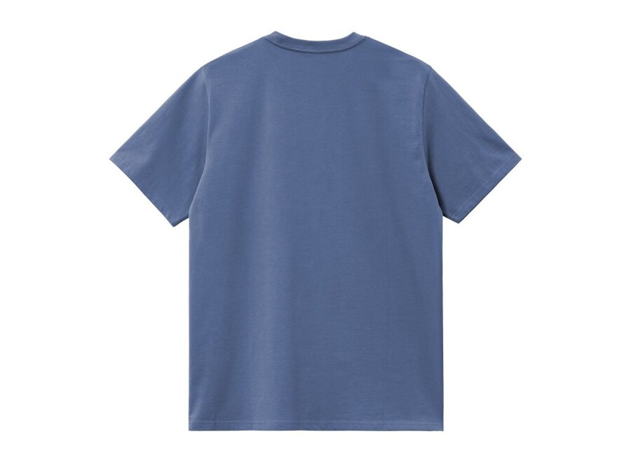 Carhartt WIP S/S American Script T-Shirt Blue Iris