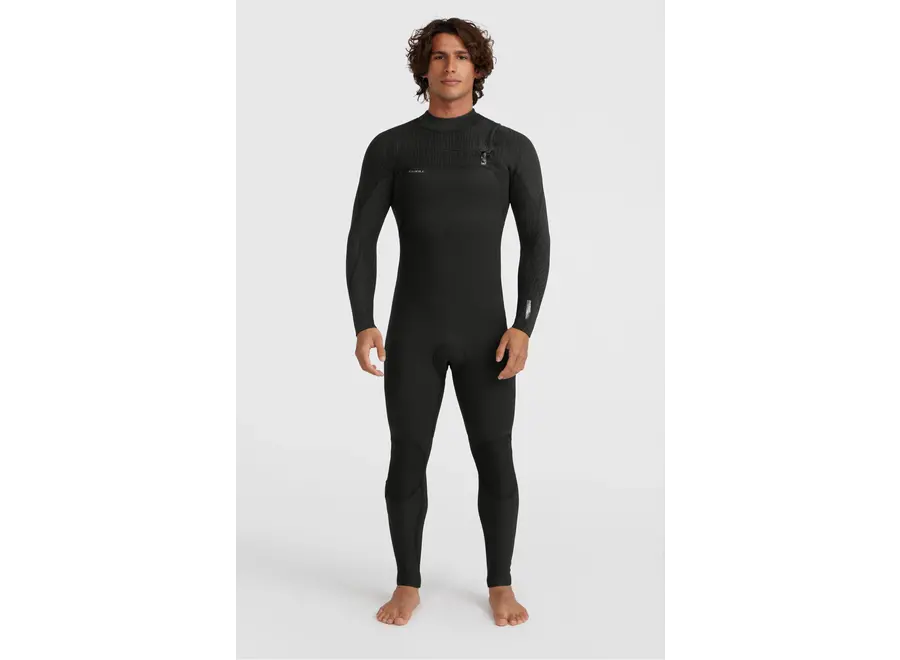 O'neill Hyperfreak 4/3+ Chest Zip Full Black/Black