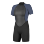 O'Neill Womens Reactor 2 3/2 Back Zip Wetsuit Spring Black/Mist