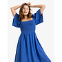 Roxy Isla Morning Woven Dress Dazzling Blue
