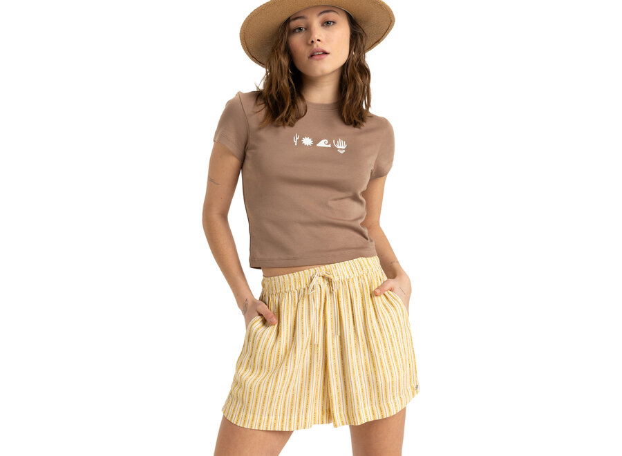 Roxy Lekeitio Break Shorts Egret Surf Trip Stri