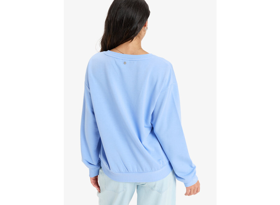 Roxy Surfing Bymoon Fleece Top Grapemist