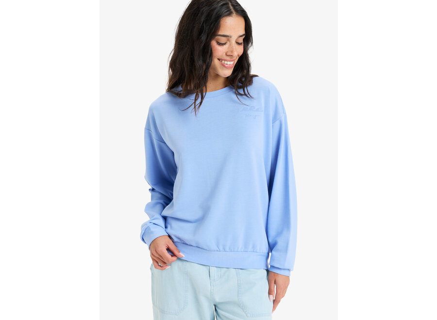 Surfing Bymoon Fleece Top Grapemist