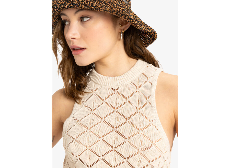 Roxy Tropic Sky Sweater Parchment