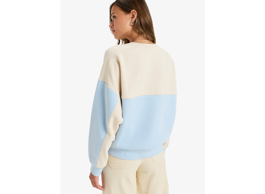 Roxy Waves Of Nature Fleece Top Parchment