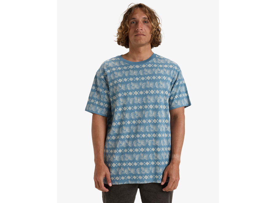 Halfrack Knit Top Glacier Blue