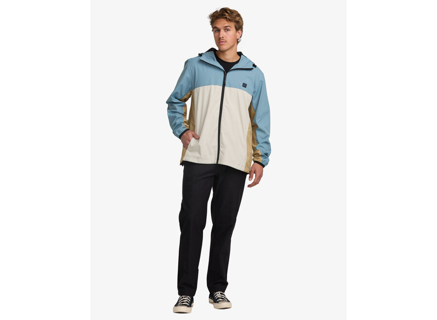 Billabong Transport Windbreaker Jacket Glacier Blue
