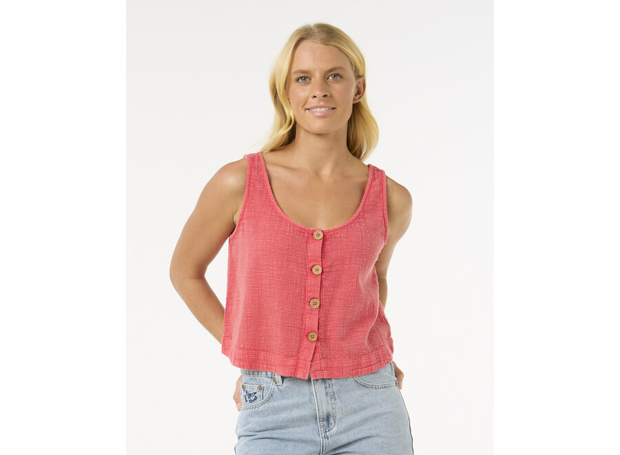 Rip Curl Classic Surf Tank II Hibiscus Red