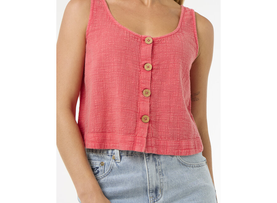 Rip Curl Classic Surf Tank II Hibiscus Red