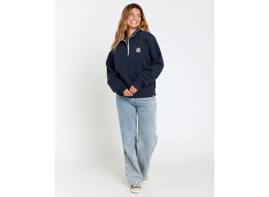 Rip Curl Fortaleza Half Zip Fleece Navy