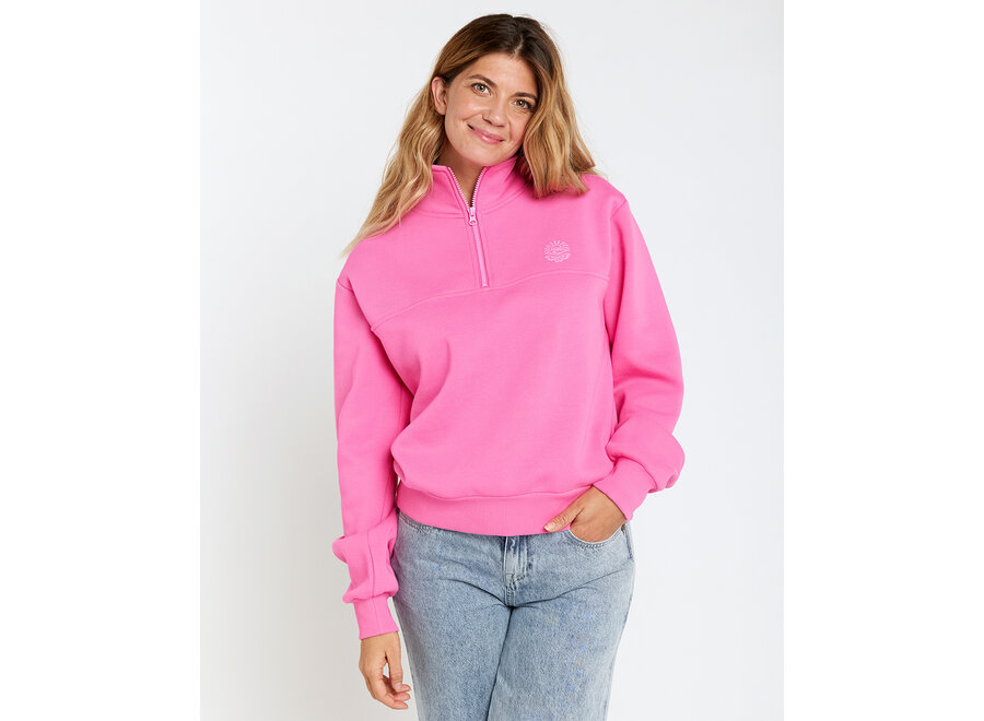 Rip Curl Fortaleza Half Zip Fleece Hot Pink
