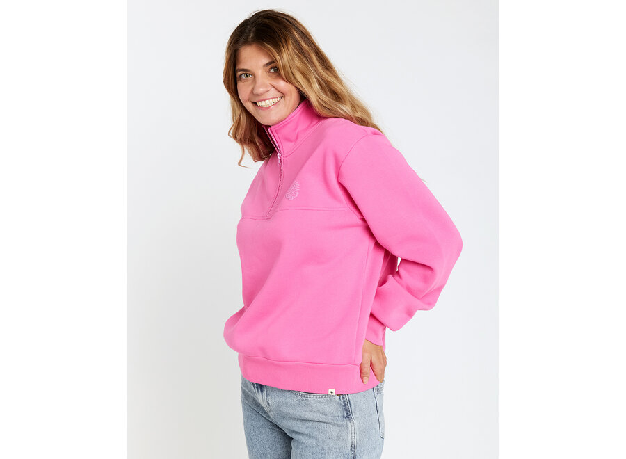 Rip Curl Fortaleza Half Zip Fleece Hot Pink