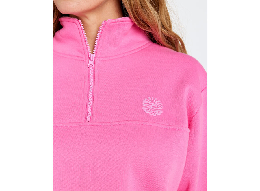 Rip Curl Fortaleza Half Zip Fleece Hot Pink