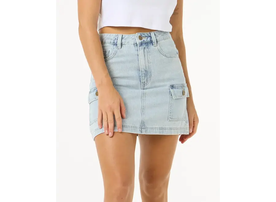 Rip Curl Las Dalias Denim Mini Vintage Blue