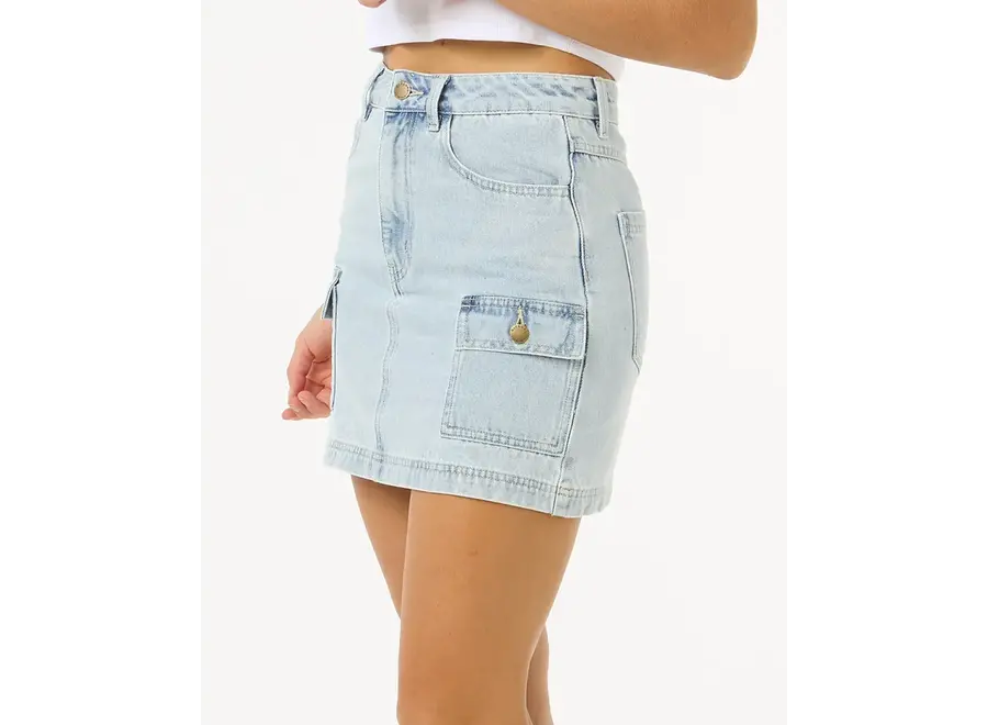 Rip Curl Las Dalias Denim Mini Vintage Blue