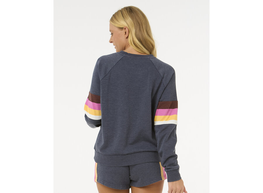 Rip Curl Las Dalias Raglan Crew Navy