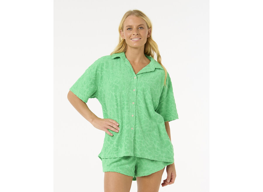 Rip Curl Las Dalias Terry Shirt Light Green