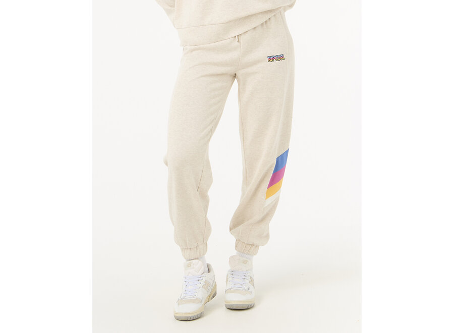 Rip Curl Las Dalias Track Pants Oatmeal Marle