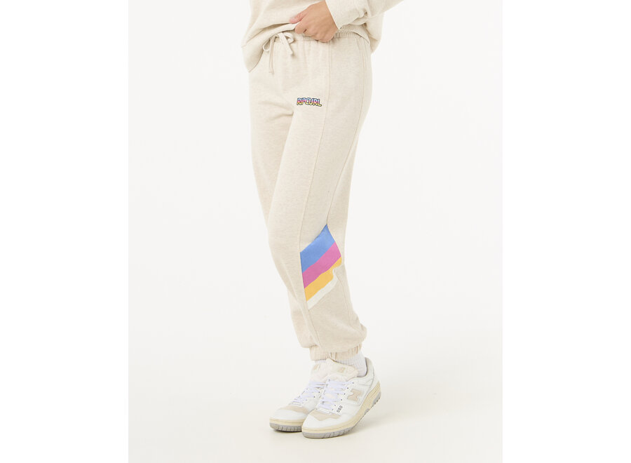 Rip Curl Las Dalias Track Pants Oatmeal Marle
