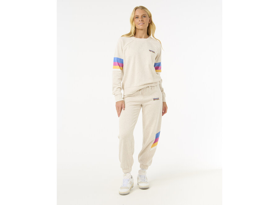 Rip Curl Las Dalias Track Pants Oatmeal Marle