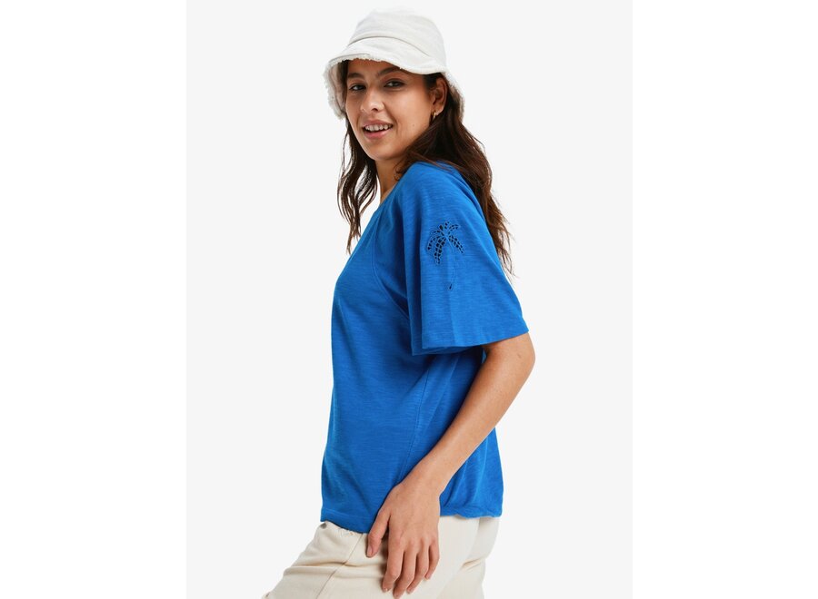 Roxy Time For Palm Knit Top Dazzling Blue