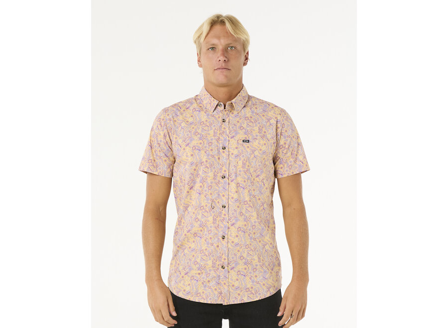 Rip Curl Floral Reef S/S Shirt Smokey Grape