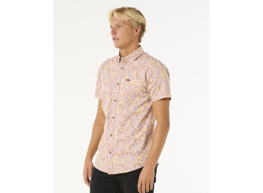 Rip Curl Floral Reef S/S Shirt Smokey Grape