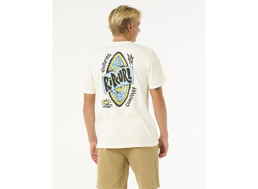 Rip Curl Shield T-shirt Bone