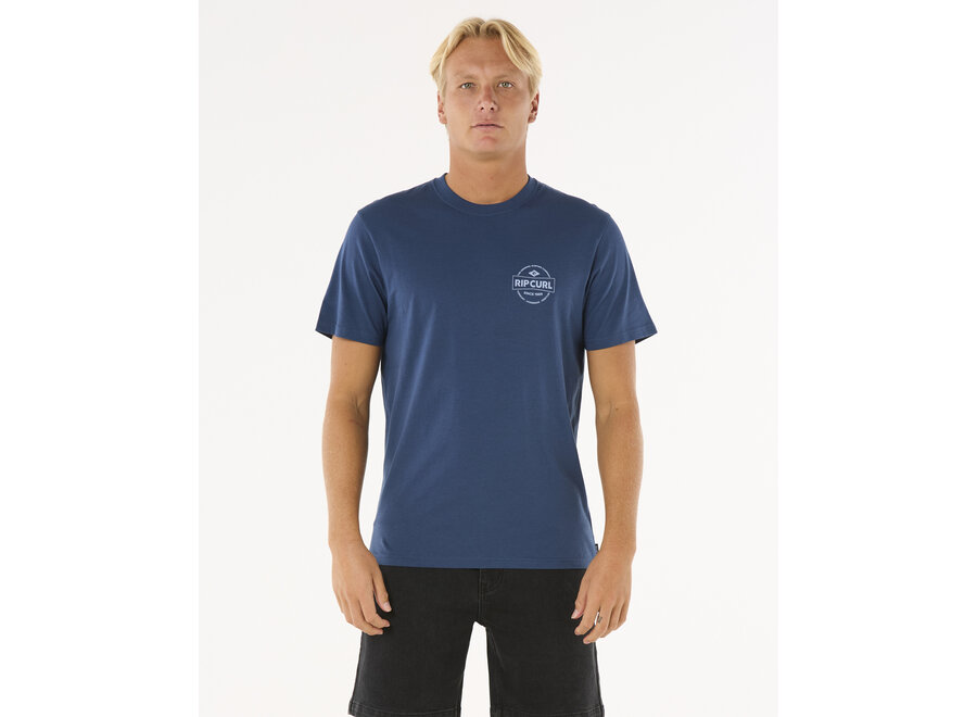 Rip Curl Staple T-shirt Washed Navy