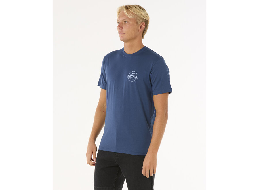 Rip Curl Staple T-shirt Washed Navy
