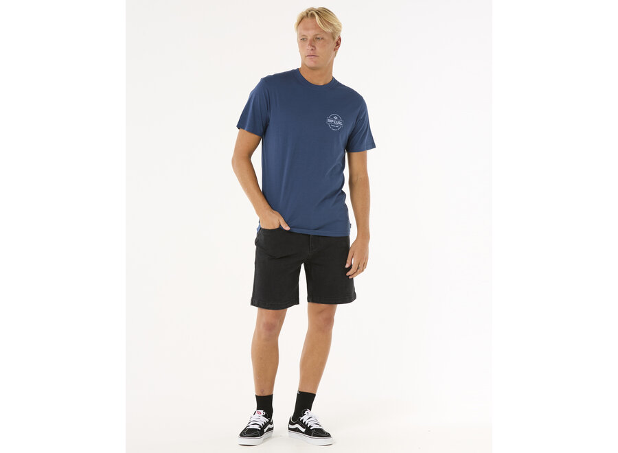 Rip Curl Staple T-shirt Washed Navy